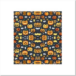 Halloween art ideas pattern #2 Posters and Art